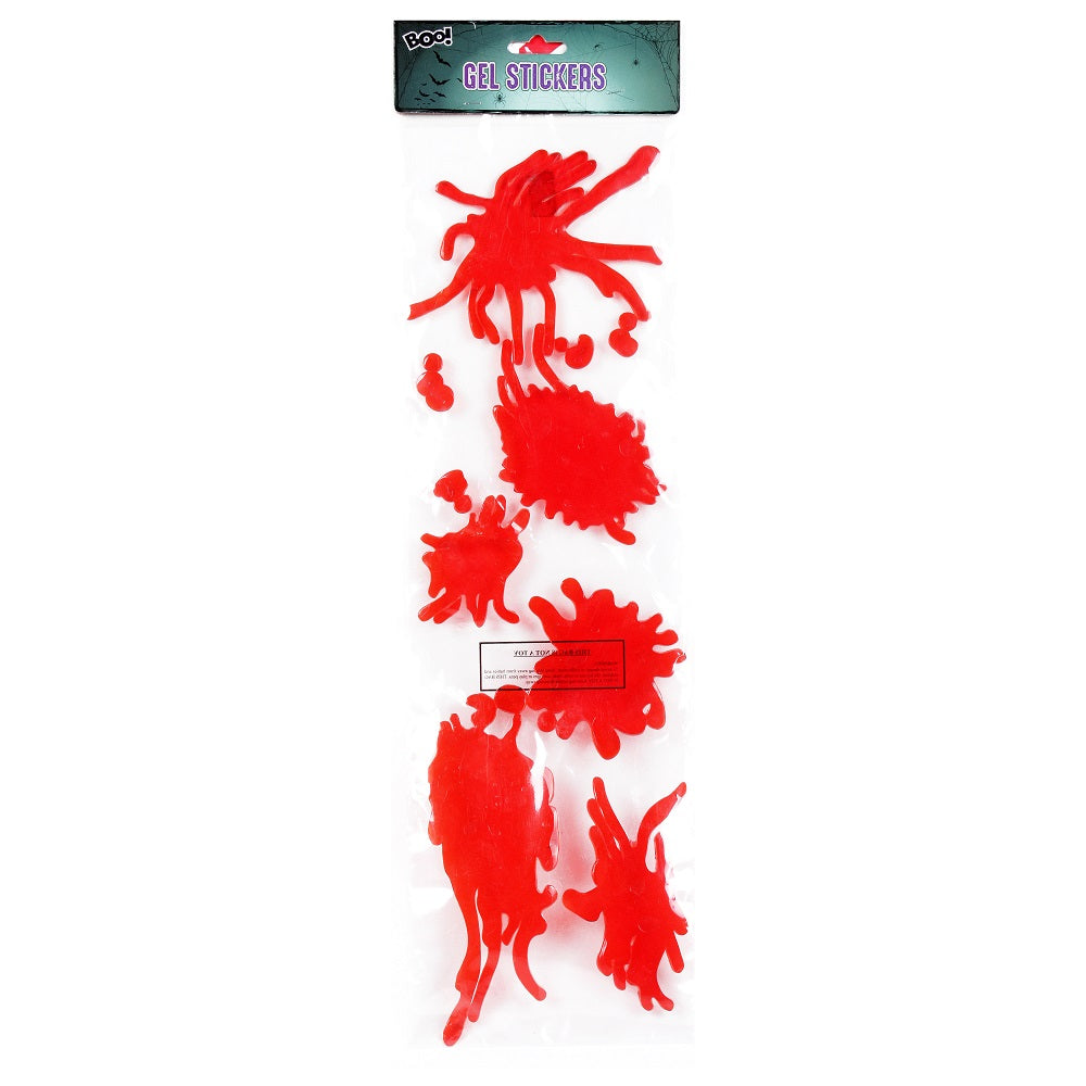 Gel Stickers - Keep Out Blood Splat 50cm