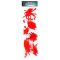 Gel Stickers - Keep Out Blood Splat 50cm