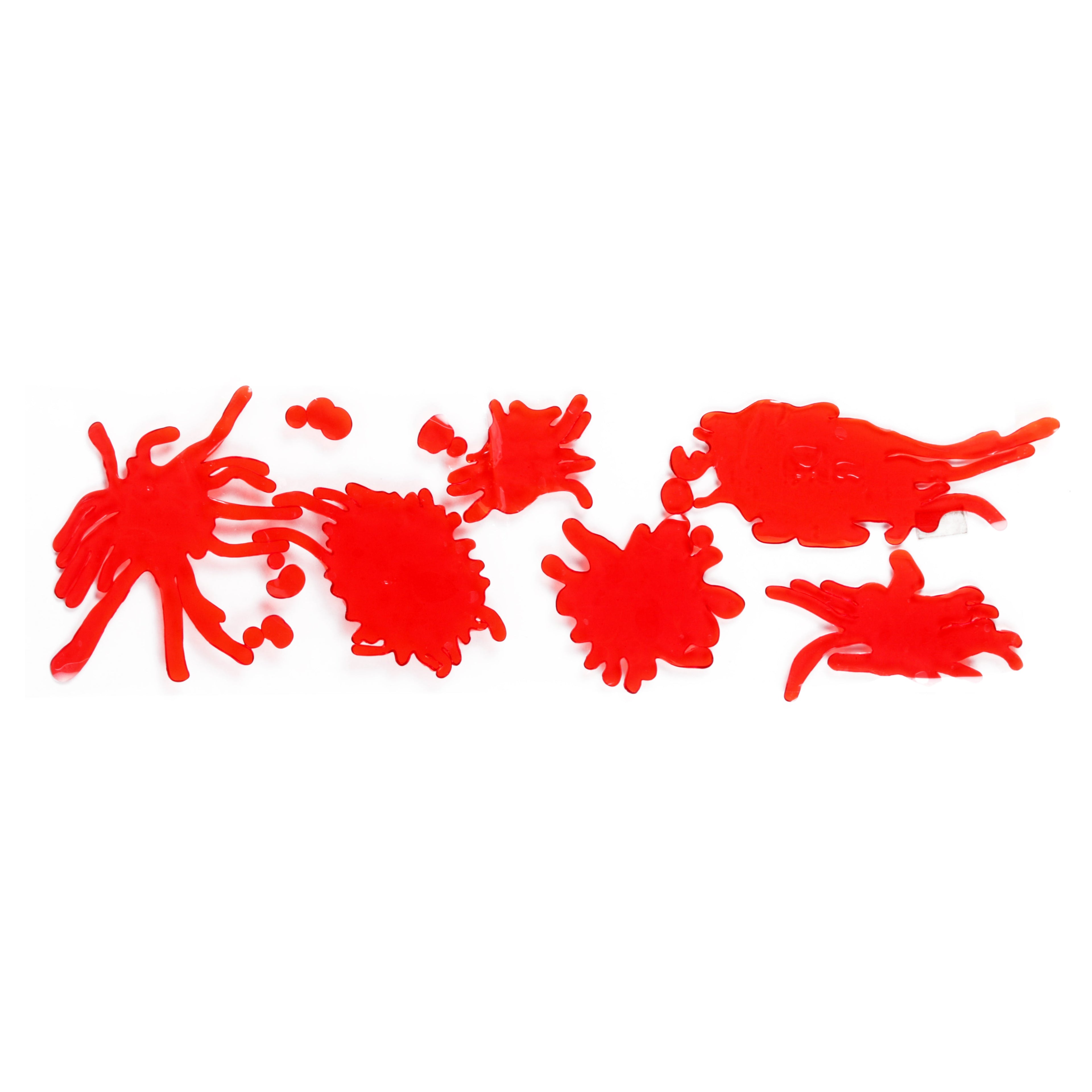 Gel Stickers - Keep Out Blood Splat 50cm