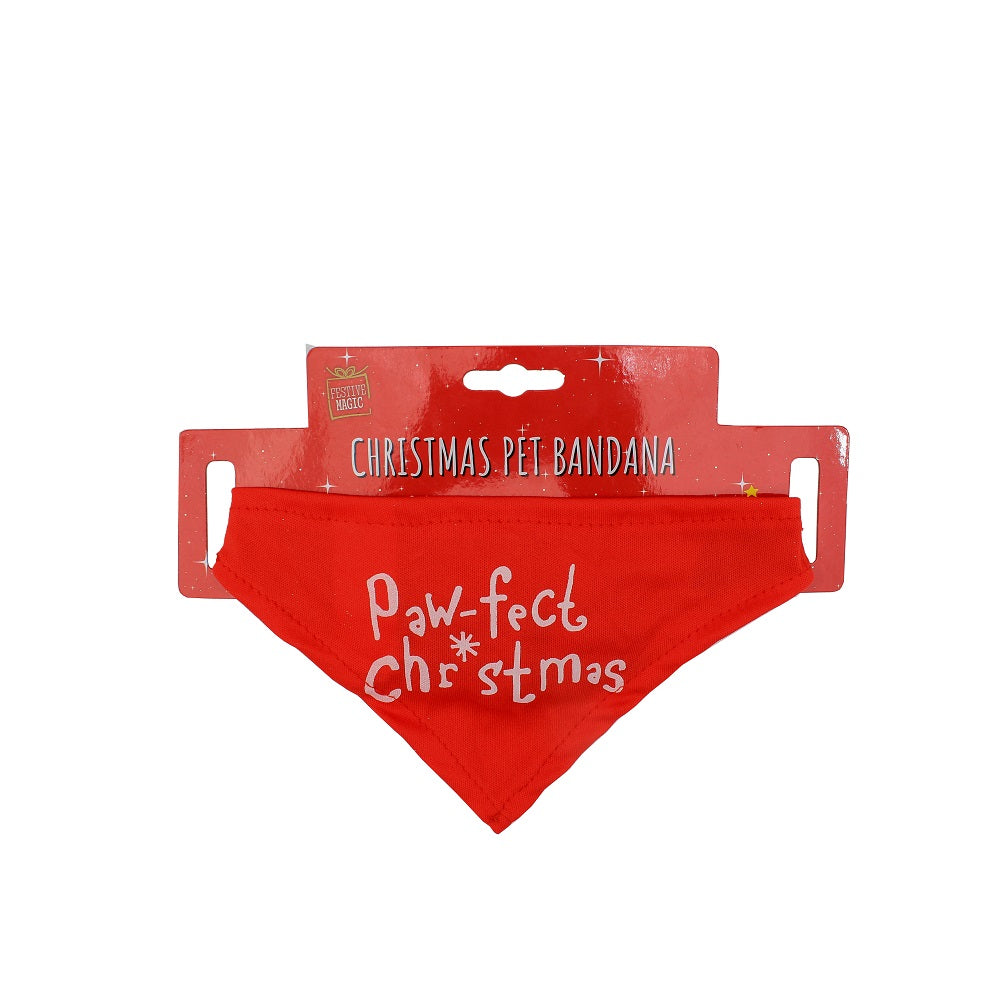 Christmas Pet Bandana - Assorted, 1pc, Assorted Design