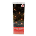 Battery Operated 50 LED String Lights - White, 1pc