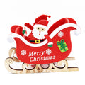Santa Sleigh Felt Basket - Small, 16 x 11.5 x 8cm, 1pc