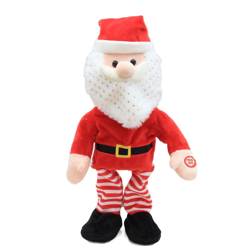 Sing 'n' Dance Santa With AA Batteries 37cm, 1pc