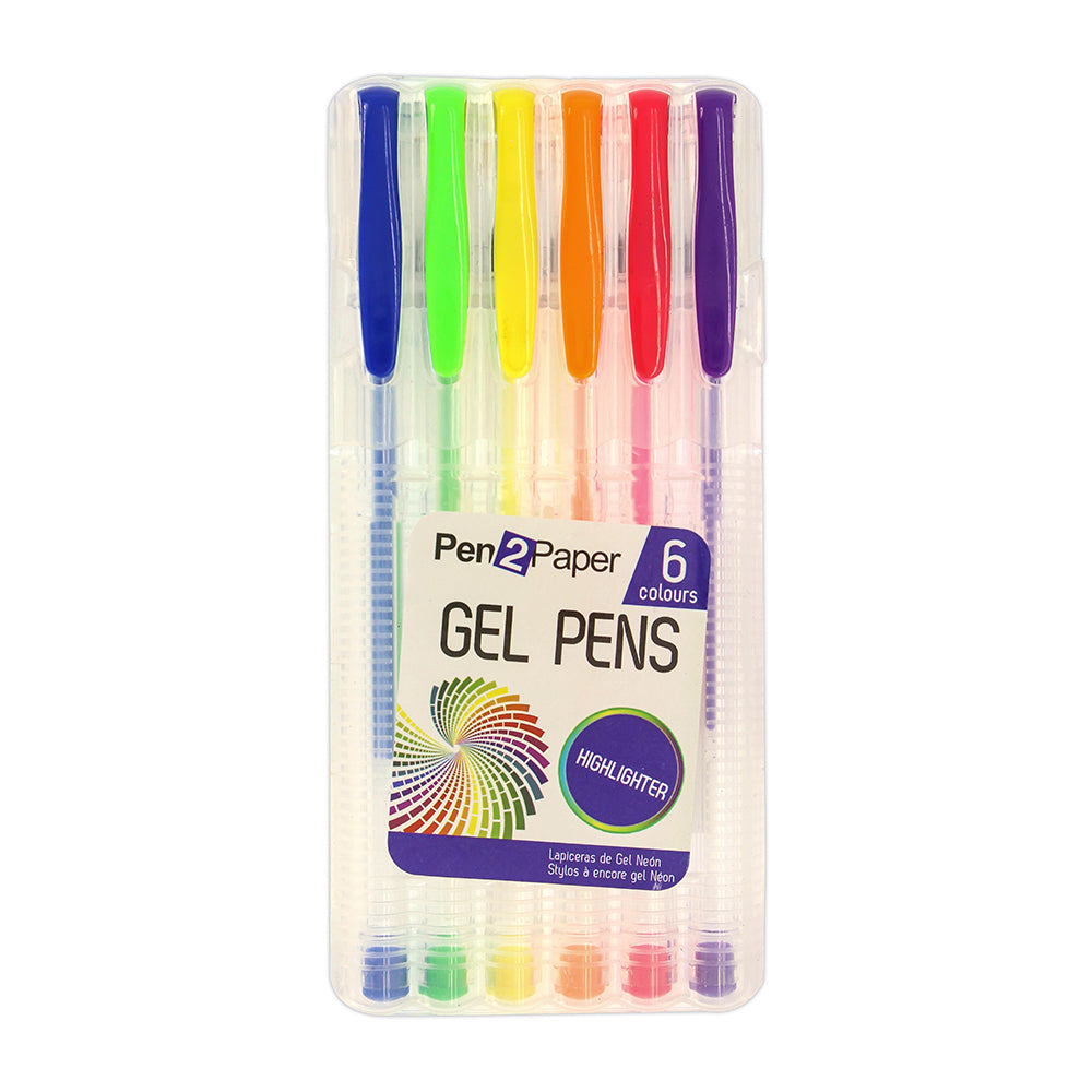 Gel Pens 6 Shades Se0406 6 Pcs Ub