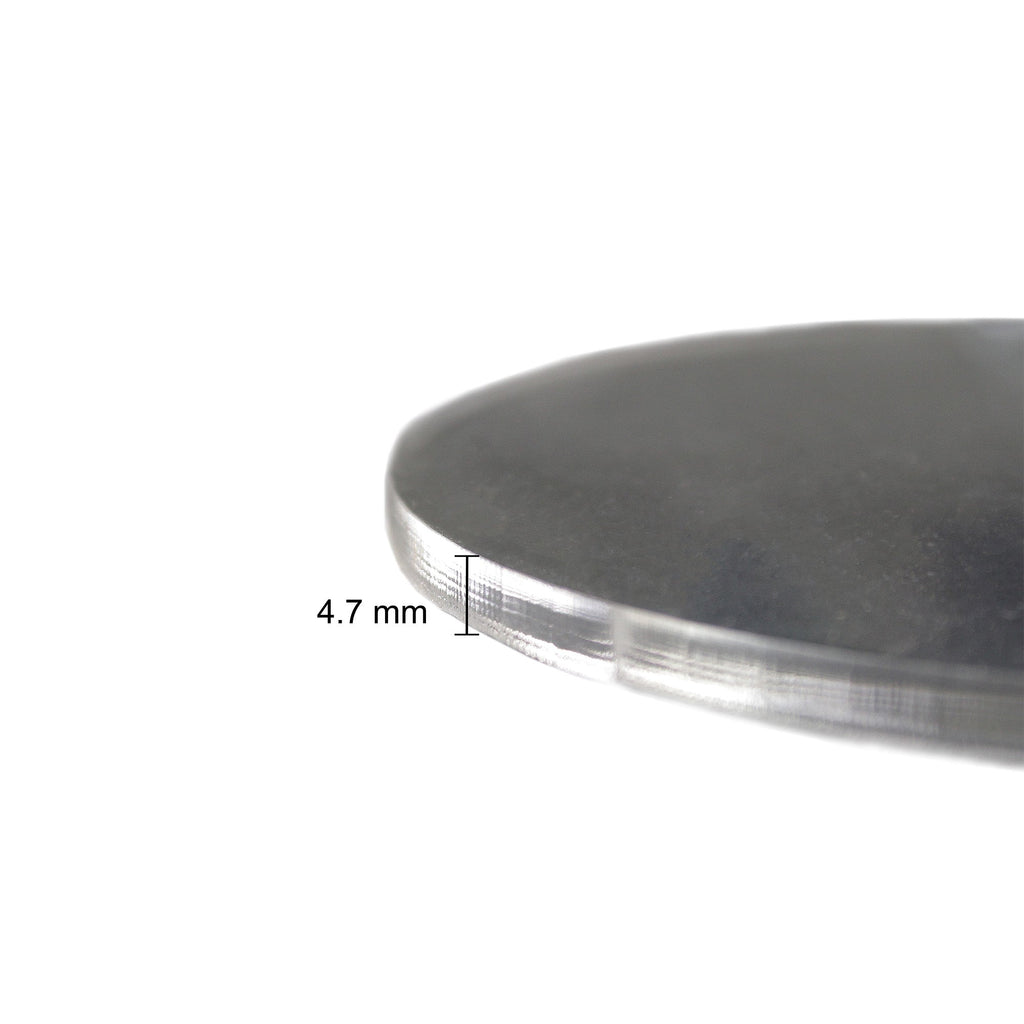 Acrylic Base Clear 3.7Mm Thickness 4Inch Dia 1Pc Shrink Lb