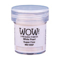 Pearlescent Embossing Powder White Pearl Super Fine 15Ml Jar Wow
