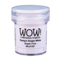 Opaque White Embossing Powder Opaque Bright White Super Fine 15Ml Jar Wow
