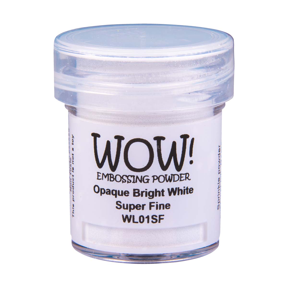Opaque White Embossing Powder Opaque Bright White Super Fine 15Ml Jar Wow