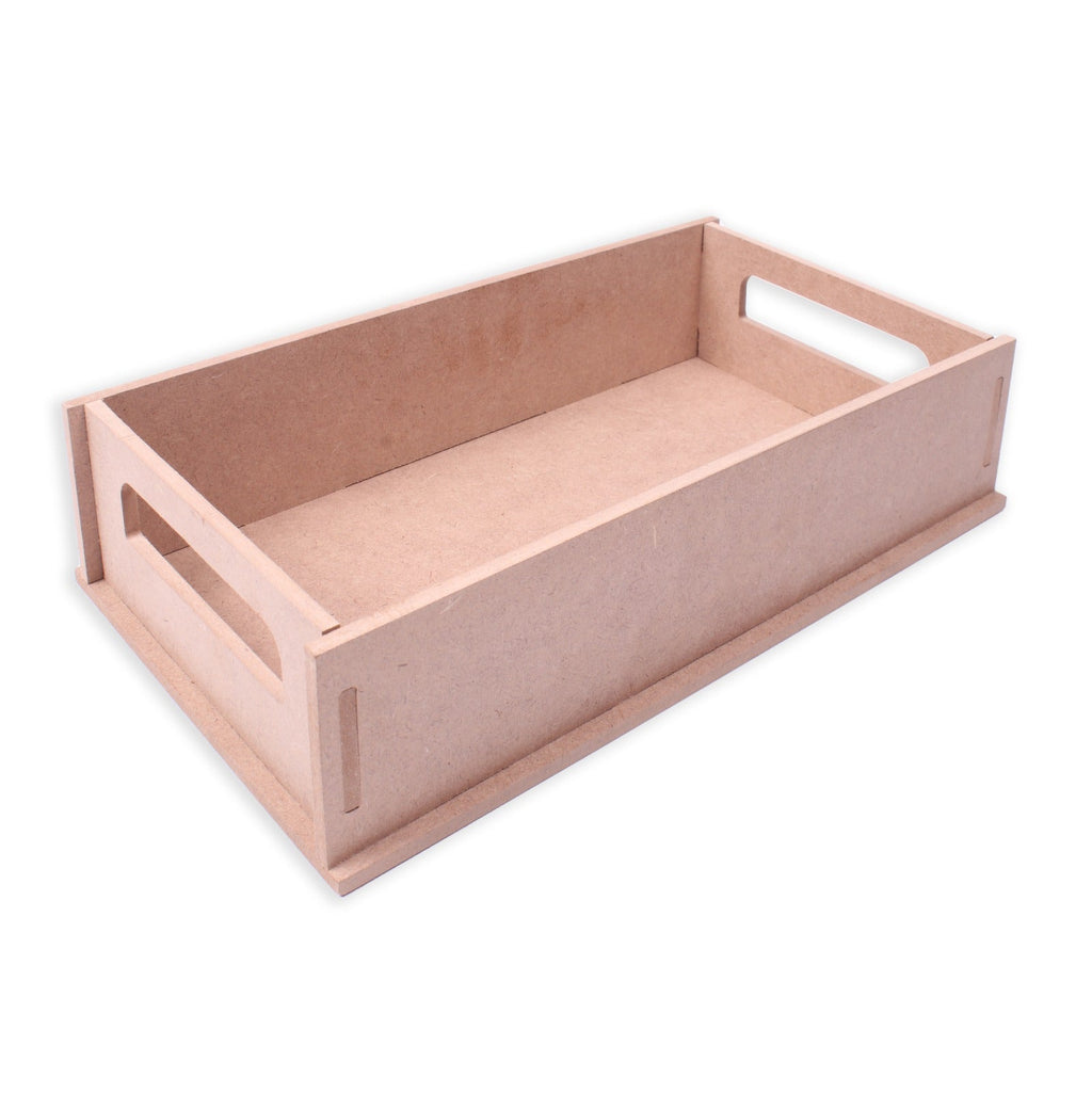 MDF Serving Tray With Handle Approx L30 X W20 X D7.9Cm 5Mm Thick 1Pc Lb