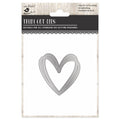 Thin Cut Dies Heartfelt  Size 55X56mm