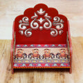 MDF Damask Festive Pooja Mandap - 10 X 10.25 X 8.5 inch