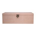 MDF Box With Latch Rectangle 12 X 6 X 4Inch 5.5Mm Thick 1Pc Sw Lb