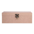 MDF Box With Latch Rectangle 8 X 4 X 2.75Inch 5.5Mm Thick 1Pc Sw Lb
