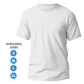 T Shirt White Small 1Pc Ib