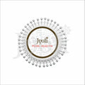 Pearl Head Pin Silver 40pc