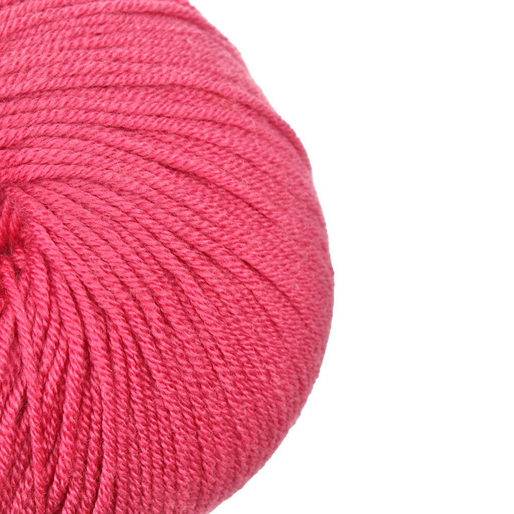 New Zealand Merino Knitting/Crochet Yarn 100% Merino Wool Pink Orchid 140m 50g